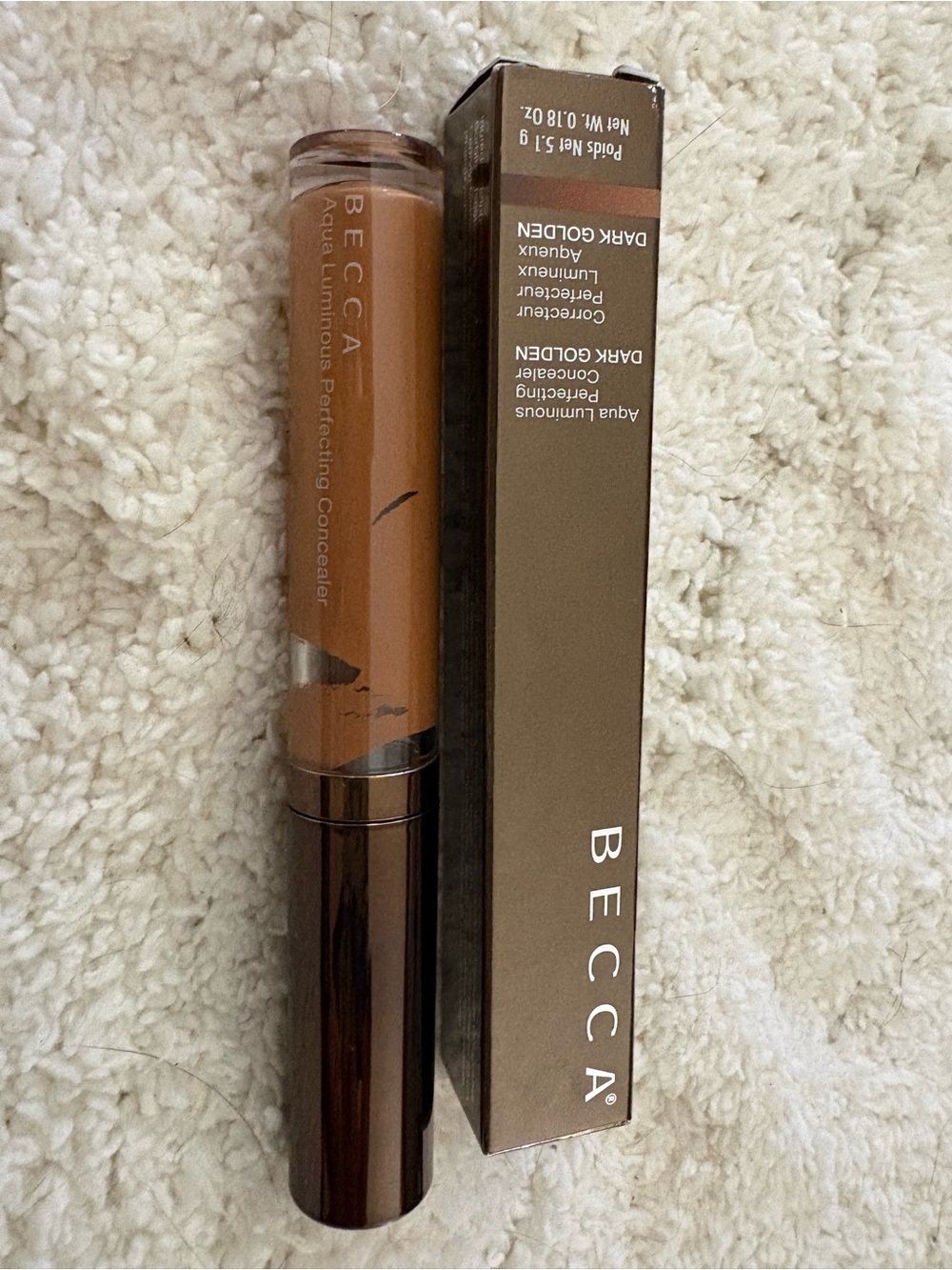 BECCA Aqua Luminous Perfecting Concealer - Dark Golden Brown Shade